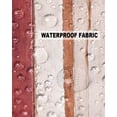 thumbnail image 5 of Pack of 2 Outdoor Pillow Covers, Multicolor Wood Garin Waterproof Square Throw Pillowcase Cushion Decorative Pillow Covers for Couch Patio Tent, 16x16 in, 5 of 6