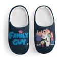 thumbnail image 3 of Family Guy Logo Kid's Cotton Slippers Winter Warm Soft Plush Slippers with Rubber Sole Non-Slip Indoor Outdoor Slip on Shoes Fluffy House Slippers For Boys Girls Teen, 3 of 8