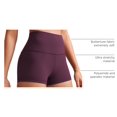 thumbnail image 4 of Shorts CRZ YOGA Butterluxe Cintura Alta 2.5" Púrpura Profundo L, 4 of 6