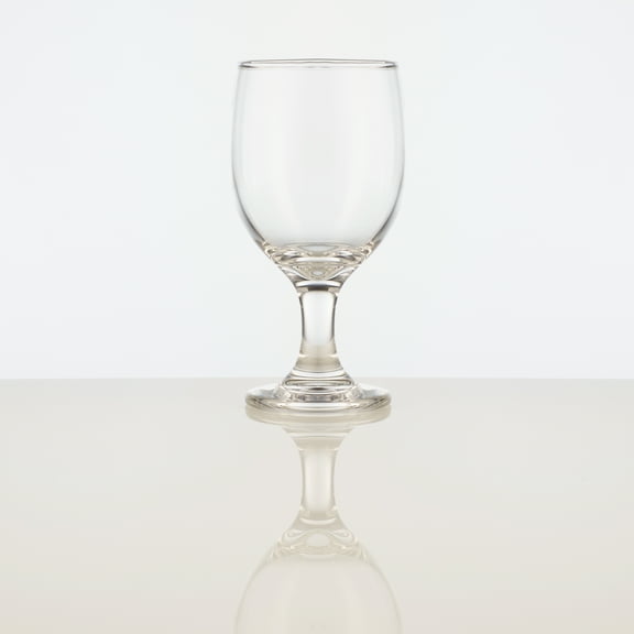 Burns Glass Crystal Clear All Purpose Drinking Glasses 10.5 oz, Everyday Use, Water, Juice (Set of 4)