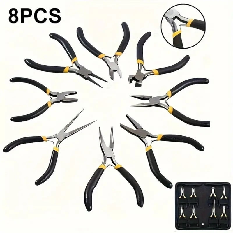 Practical Jewelry Tool Set with Pliers for Customes Jewelry and Repairs