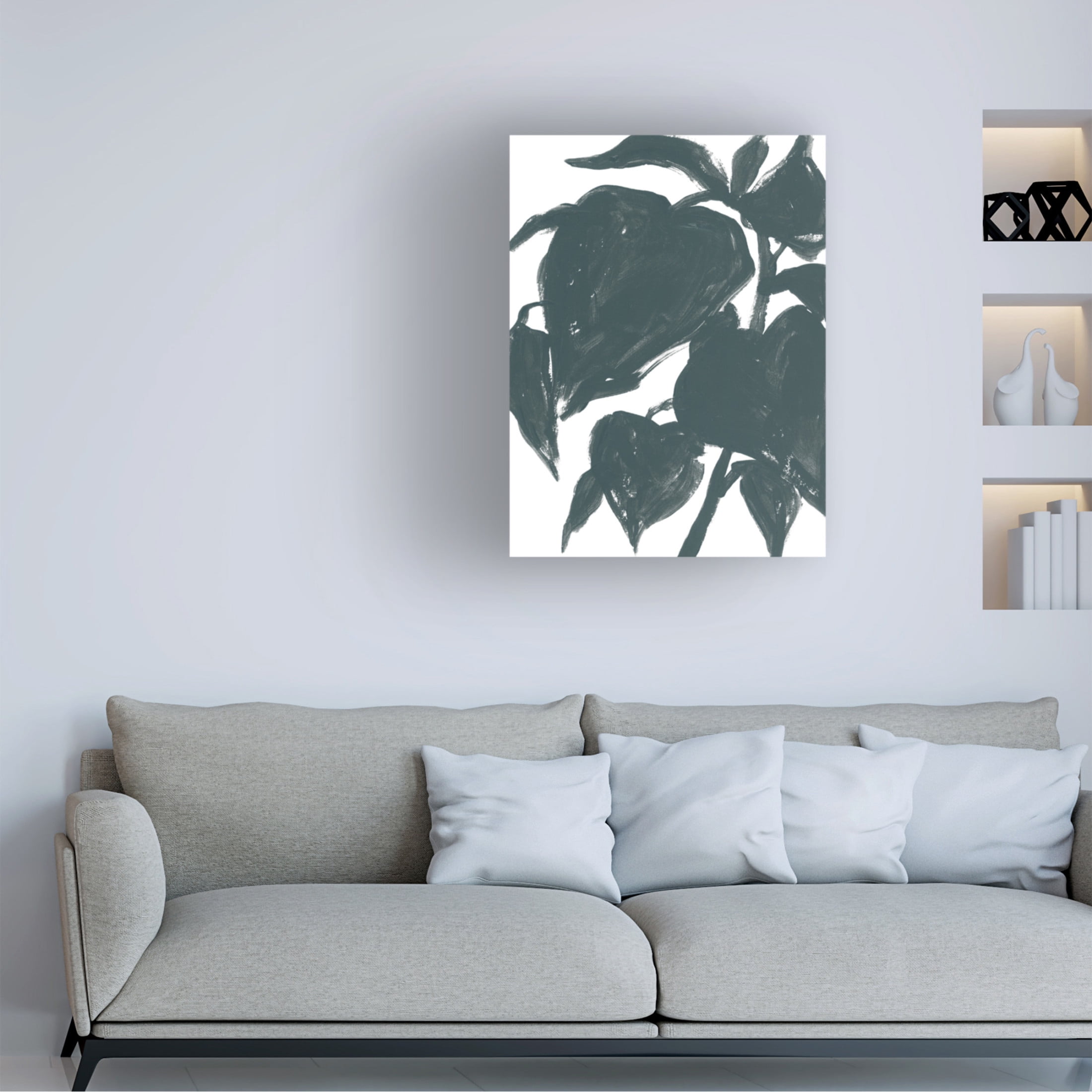 Trademark Fine Art June Erica Vess  Tropical Cameo IV Canvas Wall Art