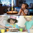 thumbnail image 2 of Brtukke Gold Sparkler Birthday Candles, 6 Count, Party Decorations, 2 of 5
