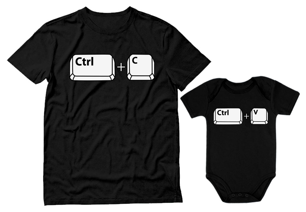 Dad and Baby Matching Outfits Copy Paste Men Shirt Girl Boy Baby