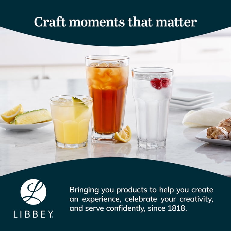 Libbey Gibraltar DuraTuff Iced Tea Glasses Set of 12 photo 6