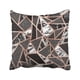 thumbnail image 1 of Funda de almohada ABPHQTO Triangular Geométrico de Mármol con Brillo de Oro Rosa 45x45 cm, 1 of 1
