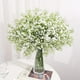 thumbnail image 2 of Xiao Hua Ramos de flores artificiales de Gypsophila blanca, 7 unidades, tacto real, para bodas, fiestas, decoración del hogar., 2 of 5