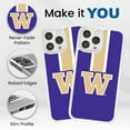 thumbnail image 2 of Washington Huskies HD Phone Case Compatible with Apple iPhone 15 Plus (Stripe) by Affinity Bands, 2 of 3