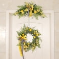 thumbnail image 4 of GadgetVLot Spring Fruit Wreath Artificial Lemons Front Door Summer Fruit Door Lemon Ribbon Lintel Wreath, 4 of 15