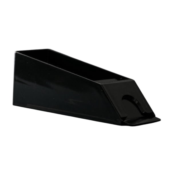 Zapato de repartidor de cartas de acrílico para oficinas Negro