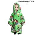 thumbnail image 2 of Blanket Hoodie for Kids 2-6YR Wearable Hooded Sweatshirt Comfortable Warm Blanket with Pockets, 2 of 5