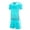 A Light Blue, variant on Boys Soccer Jersey Set Kids Football Training Uniform Quick Dry Ndbuld Children's Solid Color Football Suit Set Campus Sports Games Performance Matches Training Uniforms Jerseys Kids