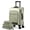 Bean Green/Rice White, variant on Carry On Luggage 22x14x9 Airline Approved,20 Inch Carry-on Suitcase for Women,Softside Suitcases with Wheels,Rolling Checked Luggage with TSA Lock,Lightweight Travel