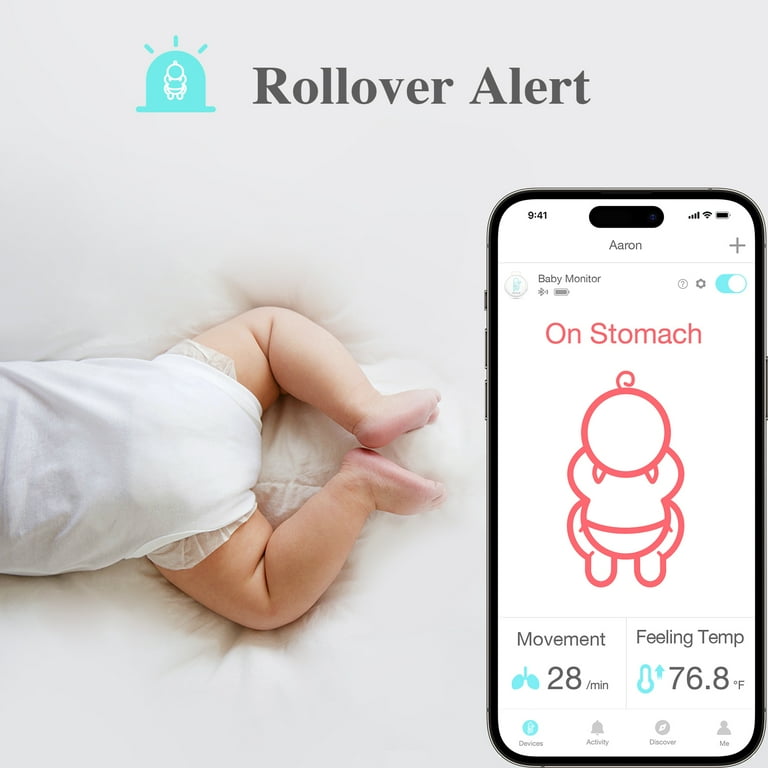 Sense-U Smart Baby Monitor - Tracks Abdominal Movement, Temperature, Rollover, FSA Eligible - Walmart.com Sense-U Smart Baby Monitor - Tracks Abdominal Movement, Temperature, Rollover, FSA Eligible - Walmart.com