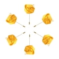 thumbnail image 1 of Ramilletes de rosa Unique Bargains 6 Pcs Amarillo Seda Metal, 1 of 5