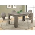 thumbnail image 2 of Monarch Specialties Dark Taupe Wood Contemporary Rectangular Dining Room Table, 2 of 4