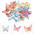 thumbnail image 3 of 40pcs Mixed Edible Glutinous Wafer Rice Paper Cake Cupcake Toppers Cake Decorations Cake Tools for Birthday Wedding (Mixed Style), 3 of 8