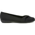 thumbnail image 2 of Women's Walking Cradles Fall Ballet Flat Black Fabric 7.5 M, 2 of 7