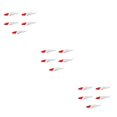 thumbnail image 3 of Greeniant Paquete de 5 cebos de pesca de plástico Crankbait agua salada agua dulce agua de mar portátil señuelos de mar accesorios para Type1 NO1, 3 of 6