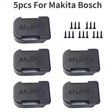 thumbnail image 1 of 5Pcs Machine Holder Battery Storage Rack For Ma*kita/Bos*ch/De*walt/Mil*wau*kee/Ryo*bi 18V Battery Wall Mount Tool Bracket Fixe Device, 1 of 30