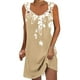 thumbnail image 1 of Vestido de Verano para las Mujeres Impreso sin Mangas Cuello en V, Fluido Casual Y Moda Vestido sin Mangas para las Mujeres, 1 of 5