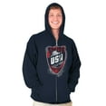 thumbnail image 4 of Soccer Player USA American Nation Hoodie Sweatshirt Women Men Brisco Brands S, 4 of 6