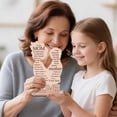 thumbnail image 4 of Mother's Day Parent-Child Wooden Desk Figurine, Mothers Day Decorations Desk Figurine, Sentimental "To My Mom" Desktop Plaque, Creative Home Decor Mothers Day Gifts 1Pcs, 4 of 6
