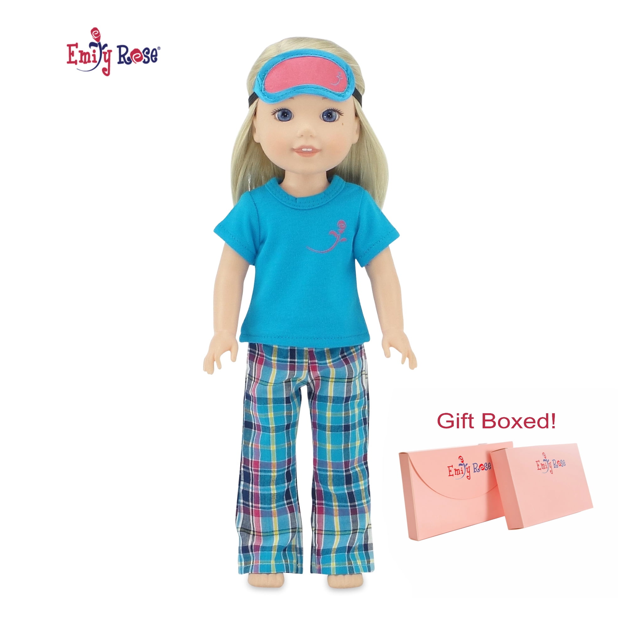 Vintage Cat//Teal Pajamas 18/" Doll Clothes American Girl