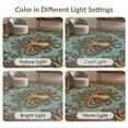 thumbnail image 7 of ODIKA Octopus Aged Koi Navigation Cartography Cephalopod Route Ocean for Dorm Room, Small Living Apartment, Stain Resistant Low Profile, 7 of 7