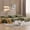 Green, variant on 118" Modular Cloud Sectional Sofa with Ottoman, Curved Modern Couch with Deep Seat, Compression Fabric Sectional Sofa for Living Room, Beige
