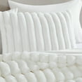 thumbnail image 4 of Everett Gray 4pc Comforter Set Riverbrook Home Everett Collection White - Twin XL - 3 Piece, 4 of 5