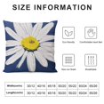 thumbnail image 6 of JRXY Yellow and Blue Decorative Pillow Covers Daisy Sunflower Yellow Throw Pillow Cover for Couch Living Room Sofa Patio Outdoor You are My Sunshine Yellow Dark Blue Home Decor,2 Pcs White, 6 of 6