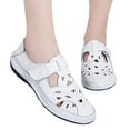 thumbnail image 1 of LSLJS Pantoufles Légères et Confortables pour Femmes, Unies, Chaussures Décontractées Ajourées Platform, Chaussures à Talons Bas, 1 of 7
