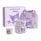 thumbnail image 1 of Sanrio Kuromi sealed ceramic rice box with lid, three piece set, student office worker, microwave oven, heating and preservation bowl, 1 of 5