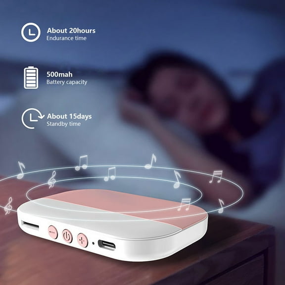 Bluetooth 5.2 Sleep Bones Conduction Wireless Bluetooth Audio Pillows Sleep Artifact Sleep Baby Bluetooth Speaker