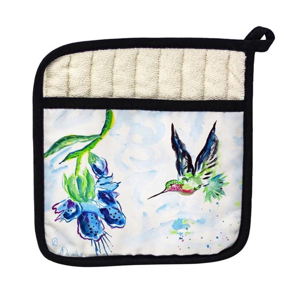 Betsy Drake PT712 Hovering Hummingbird Pot Holder