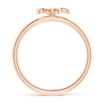thumbnail image 2 of ANGARA Natural Pave-Set Diamond Daisy Ring in 14K Rose Gold for Women (Size-1.5mm | Color-G | Clarity-VS2) | April Birthstone, Birthday, Anniversary, Jewelry Gift for Women | Natural Diamond Ring, 2 of 9