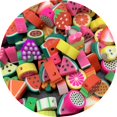 thumbnail image 1 of Cuentas de cara sonriente, cuentas espaciadoras de frutas, cuentas de arcilla polimérica de colores para joyería Diy. Afortunado Sencillez, 1 of 2