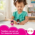 thumbnail image 2 of Fisher-Price Little People Barbie Sleepover Figure Pack, 2 Characters for Toddlers, 2 of 6