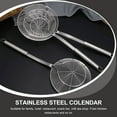 thumbnail image 2 of Food Strain Colander Hot Pot Strainer Spoon Stainless Steel Slotted Spoon Pasta Spoon, 2 of 8
