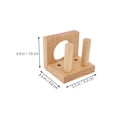 thumbnail image 2 of Luxshiny 2Pcs Wooden Baseball Bat Holder Modern Design for Sports Room, 2 of 8