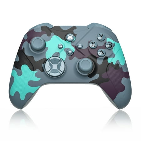 Xbox Wireless Controller for Xbox One, Xbox Series X/S, Xbox One X/S, Windows PC, WIFI Connection Wireless Controller with 3.5mm Headphone Jack - Camo Blue