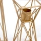 thumbnail image 4 of Candelabro de hierro, candelabros, decoración, adorno, centro de mesa, dorado 145 cm x 6 cm x 6 cm, 4 of 8