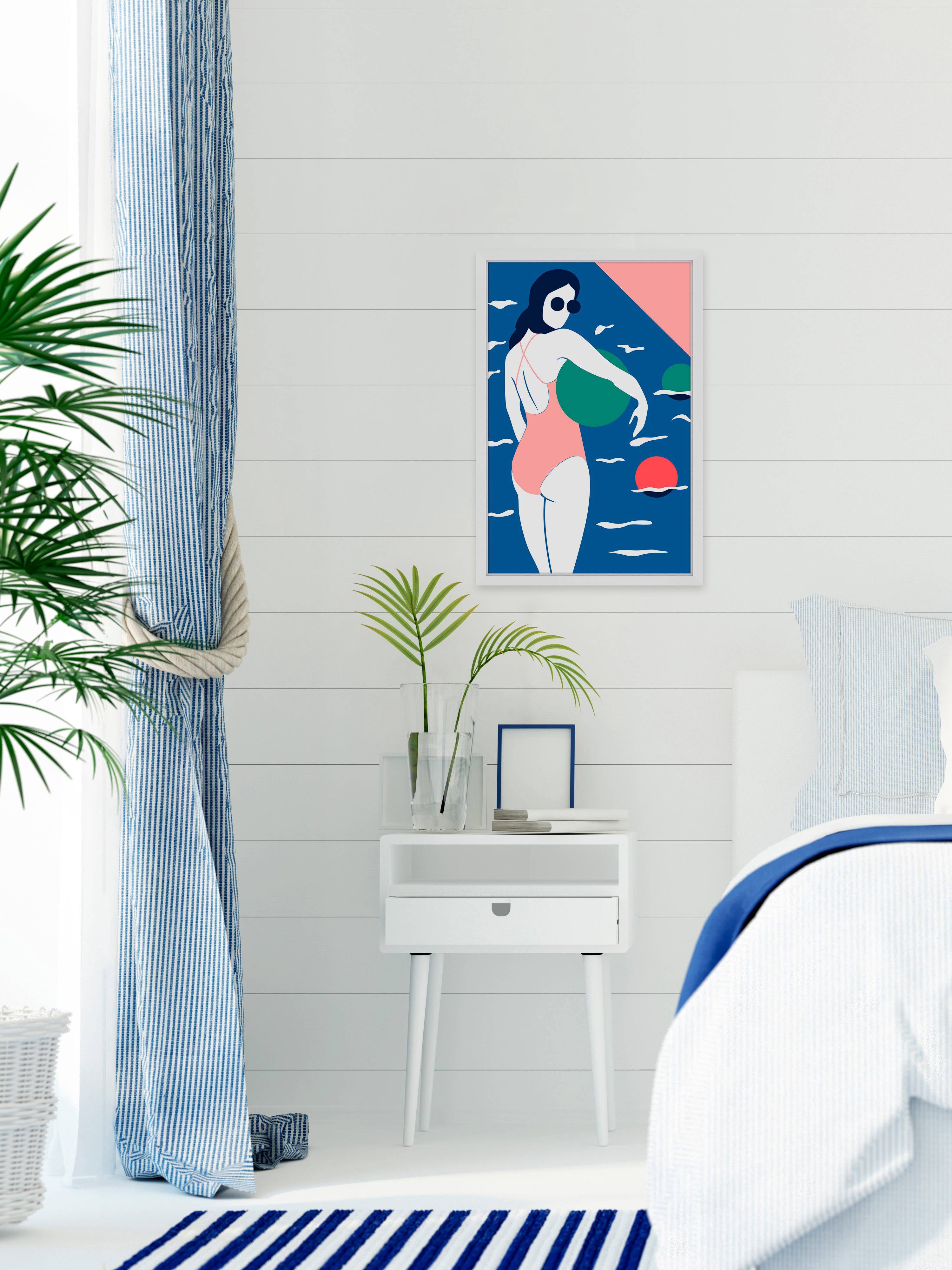 Summer Splash Framed Painting Print