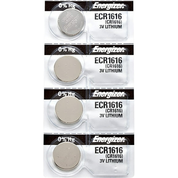 4 x Energizer CR1616 Batteries, Lithium Battery 1616