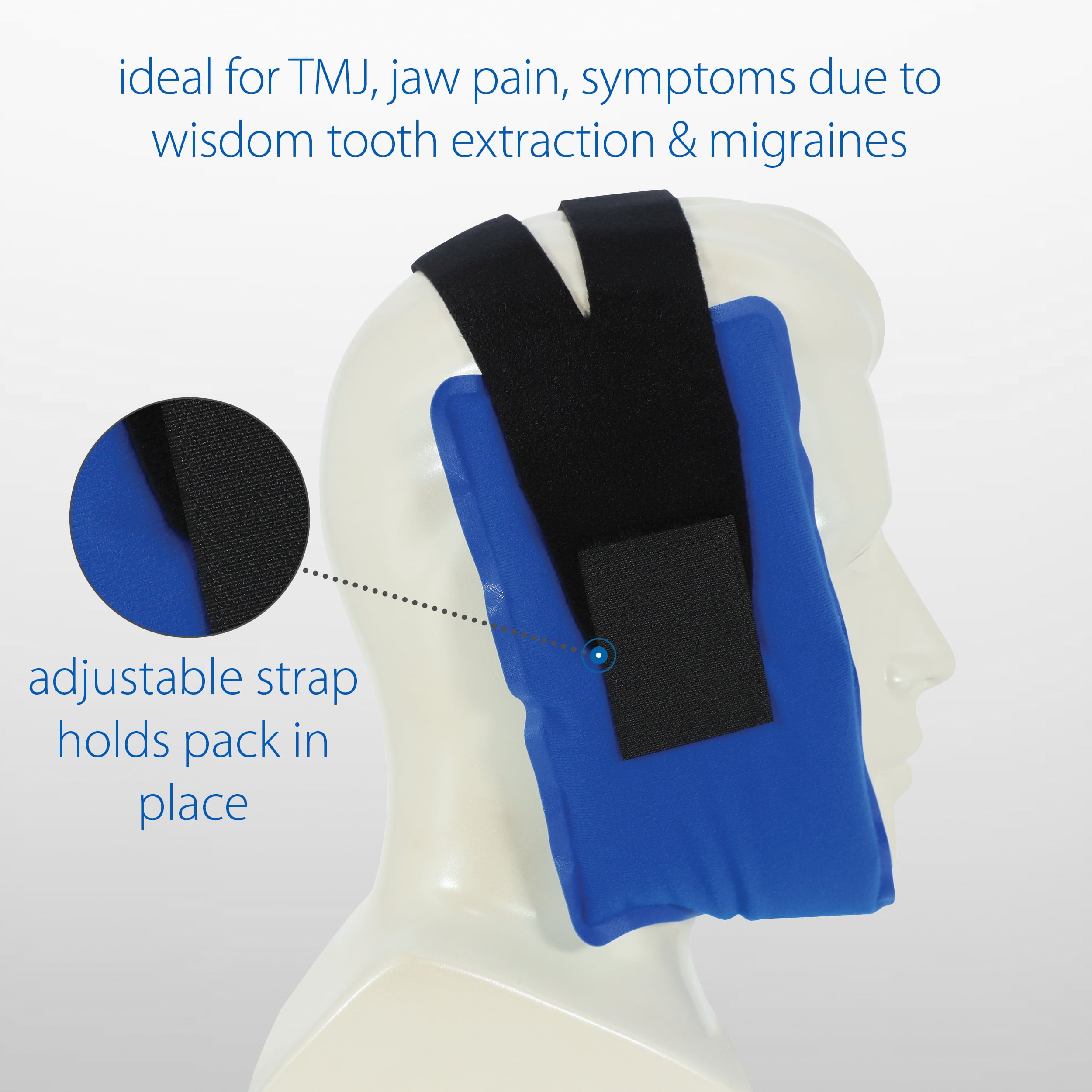 Core Products Dual Comfort Corpak Hot and Cold Therapy - Jaw Wrap