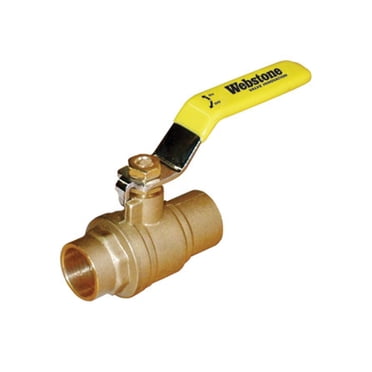 5-Pack 1/4 Turn Angle Stop Valves – 1/2" Press X 3/8" OD Compression, Heavy Duty Brass For Plumbing