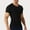 c01Black, variant on USNSM Compression Shirt Men Short Sleeve Cool Dry Workout Gym T-Shirt Breathable Athletic Sports Undershirts Running Tops Gray L