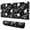 Halloween Ghosts, variant on Long Mouse Pads for Desk,Halloween Glowing Pumpkins Pattern Desk Mats on Top Of Desks, Desk Mouse Pad Extra Large with 3mm Non-Slip Base and Stitched Edge for Gaming,Office,Work,Home 47.3x23.6in