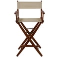 thumbnail image 4 of American Trails Extra-Wide Premium 30" Director's Chair Mission Oak Frame Natural Canvas, Bar Height, 4 of 6